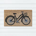 Bicycle PVC Backed Coir Doormat 45x75cm, Door Mats, Ozark Home 