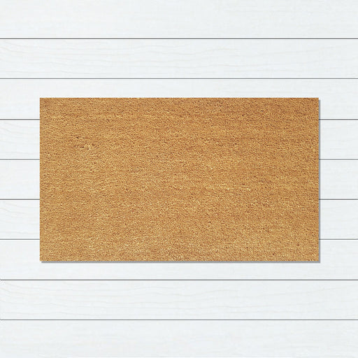 Natural PVC Backed Coir Doormat 60x90cm, Door Mats, Ozark Home 