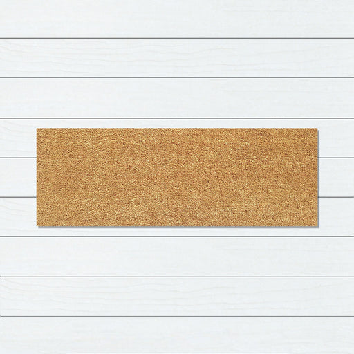 Natural PVC Backed Coir Doormat 45x110cm, Door Mats, Ozark Home 