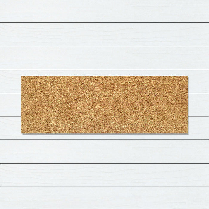 Natural PVC Backed Coir Doormat 45x110cm, Door Mats, Ozark Home 