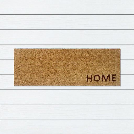 HOME Copper PVC Backed Coir Doormat 45x110cm, Door Mats, Ozark Home 