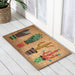 Cactus PVC Coir Doormat 50x80cm, Door Mats, Ozark Home 