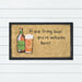 Bring Beer Welcome Rubber & Coir Doormat 40x70cm, Door Mats, Ozark Home 