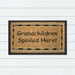 Grandchildren Spoiled Rubber & Coir Doormat 40x70cm, Door Mats, Ozark Home 