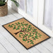 Green Tree Lg Leaf Rubber & Coir Doormat 75x120cm, Door Mats, Ozark Home 