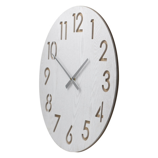 Harry 60cm Wall Clock - White New, Wall Clocks, Ozark Home 