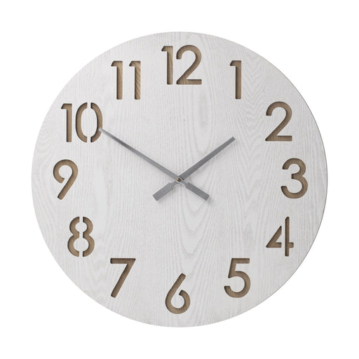 Harry 60cm Wall Clock - White New, Wall Clocks, Ozark Home 