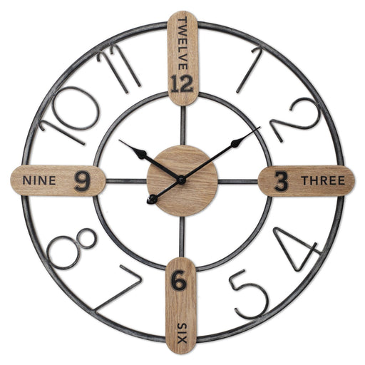 Elliot 60cm Wall Clock, Wall Clocks, Ozark Home 