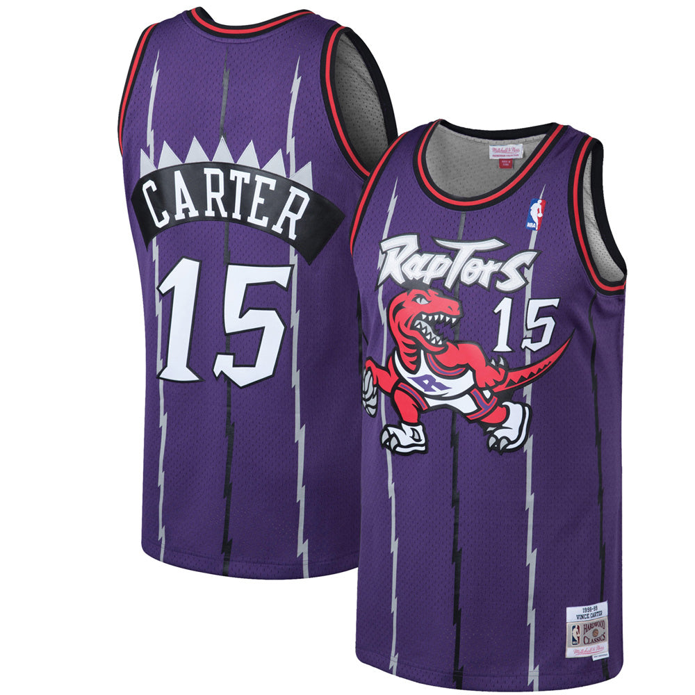 Youth Toronto Raptors Vince Carter 1998-99 Hardwood Classics Jersey - Purple