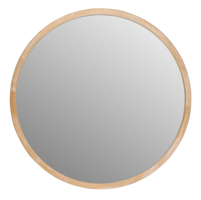 Thea 80cm Light Solid Wood Mirror New, Mirrors, Ozark Home 