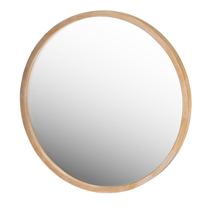 Thea 80cm Light Solid Wood Mirror New, Mirrors, Ozark Home 