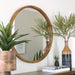 Thea 80cm Dark Solid Wood Mirror New, Mirrors, Ozark Home 