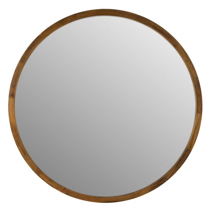 Thea 60cm Dark Solid Wood Mirror New, Mirrors, Ozark Home 