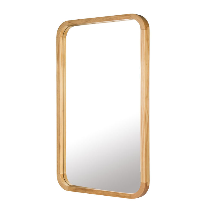 Thea 95cm X 57cm Natural Wooden Wall Mirror New, Mirrors, Ozark Home 