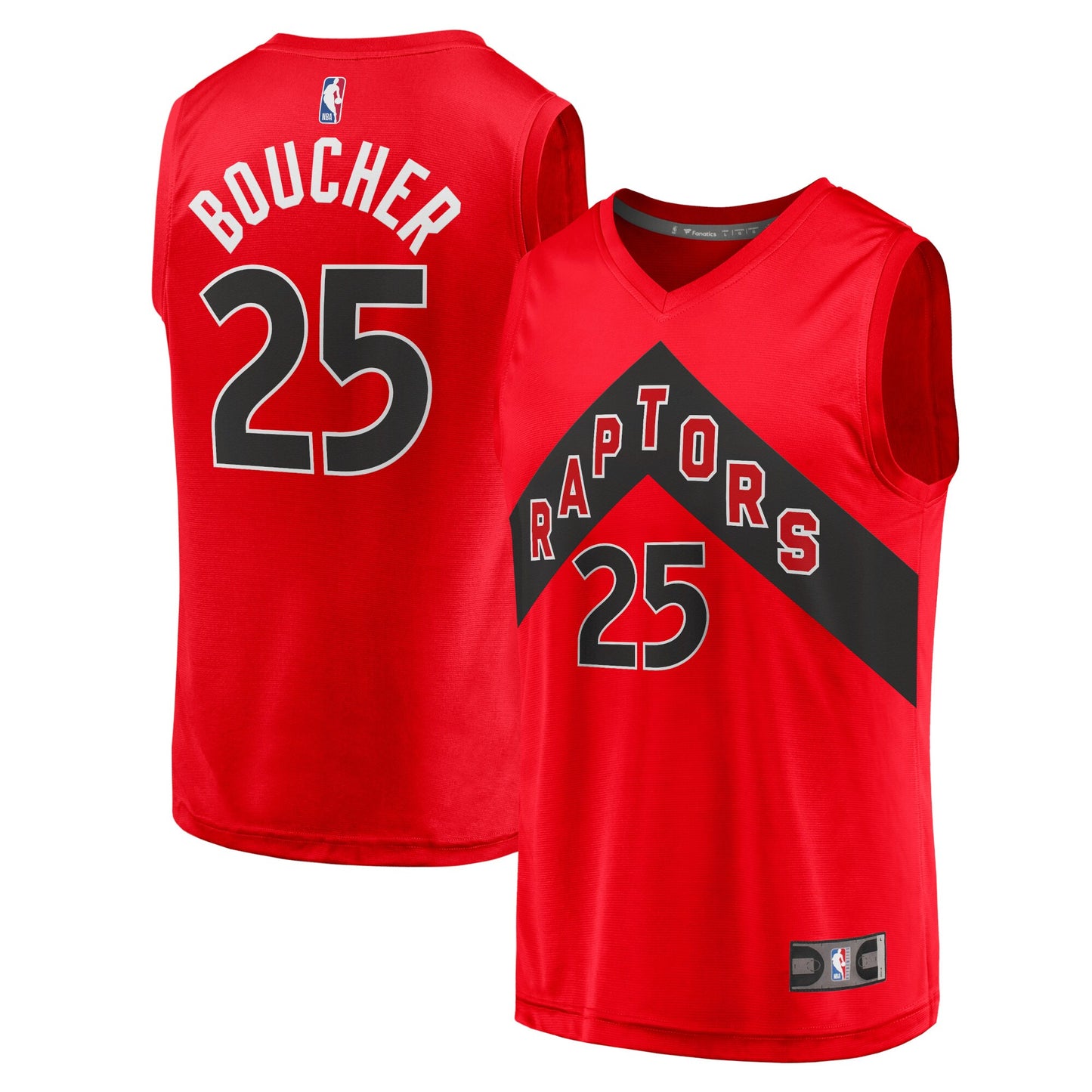 Chris Boucher Toronto Raptors Fanatics Branded Youth 2021/22 Fast Break Replica Jersey - Icon Edition - Red