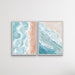 A Beach Somewhere - Two Piece Boho Beach Print Set, Wall Art, Ozark Home 