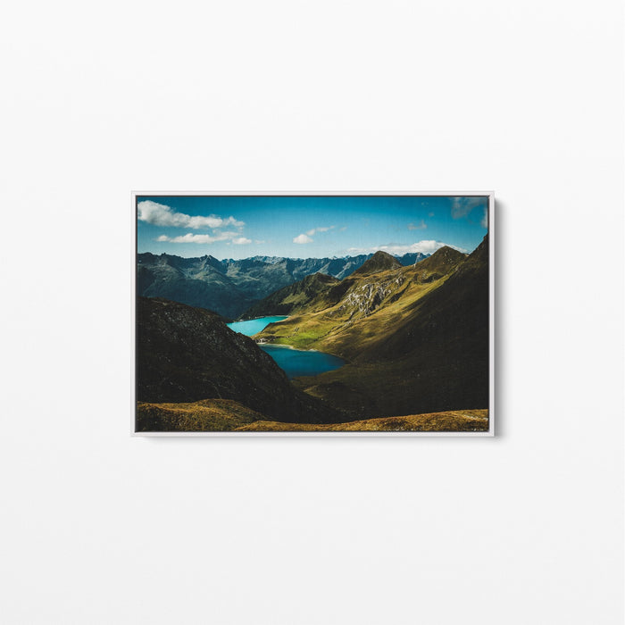 A Swiss Summer - Landscape Photographic Art Print Stretched Canvas Wall Art