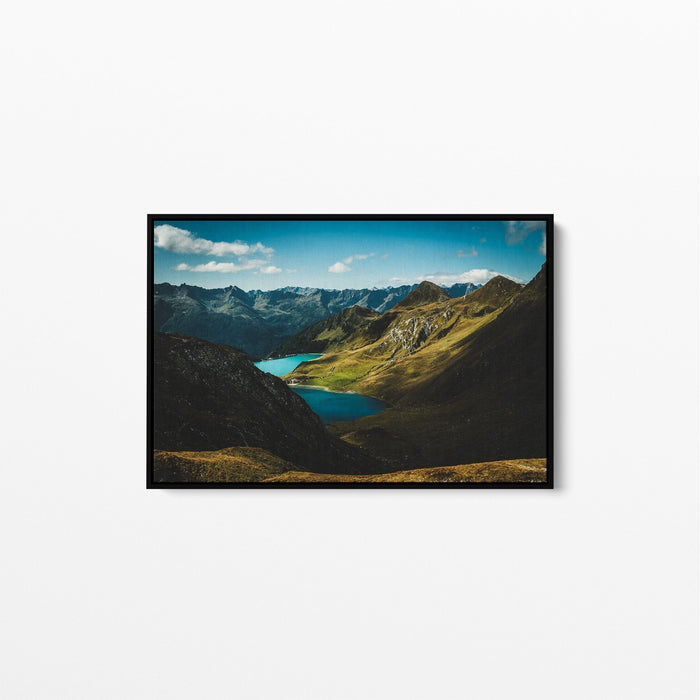 A Swiss Summer - Landscape Photographic Art Print Stretched Canvas Wall Art