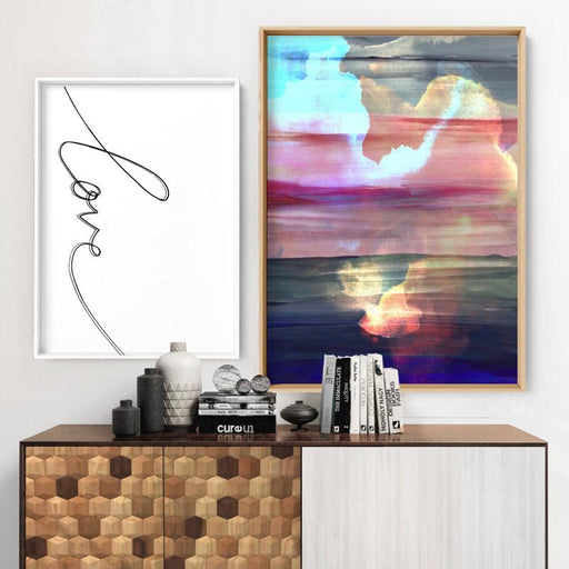 Abstract Sky Sun & Ocean - Art Print - Ozark Home