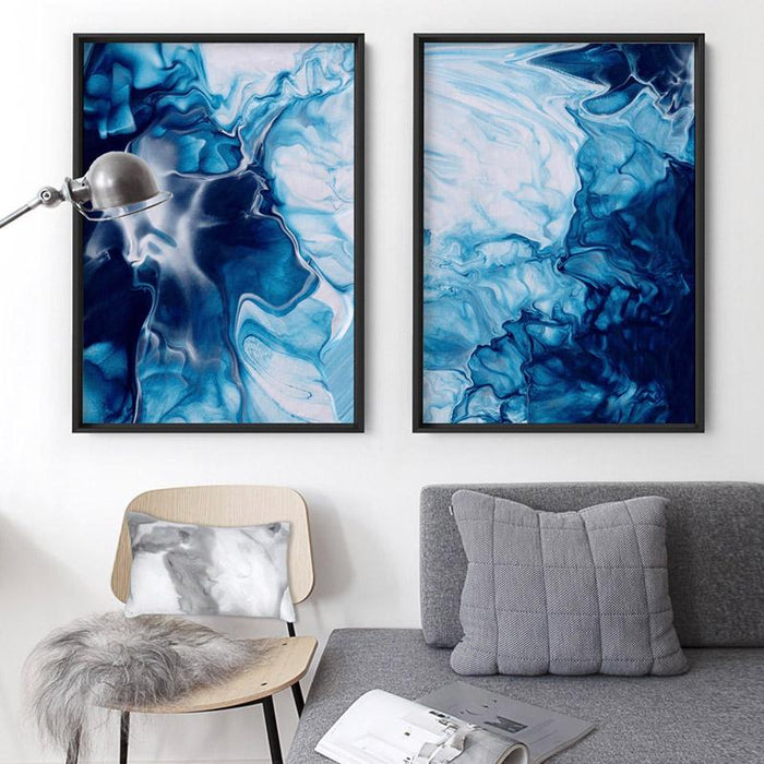 Abstract Fluid Ocean Breathing I - Art Print - Ozark Home