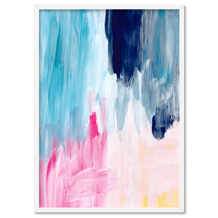 Abstract Brights Painting - Art Print, Wall Art, Ozark Home 