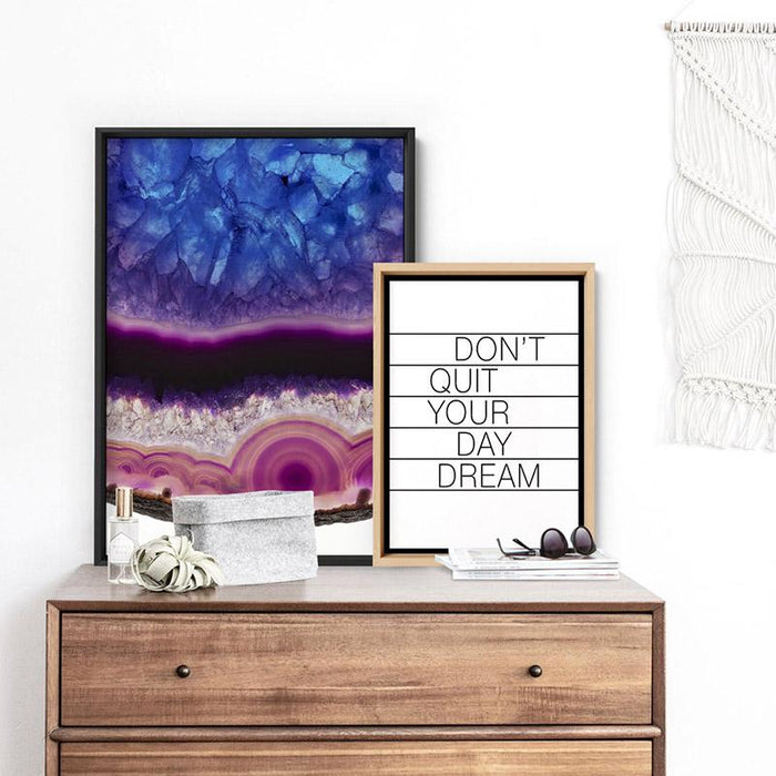 Agate Slice Geode Multicolour - Art Print - Ozark Home