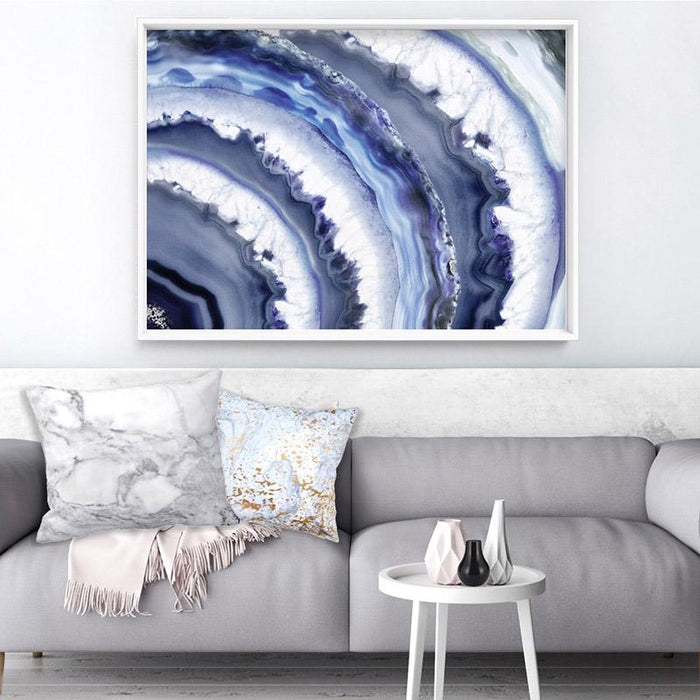 Agate Slice Geode Purple - Art Print - Ozark Home