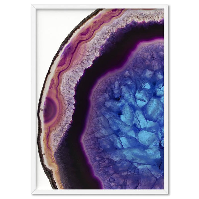 Agate Slice Geode Multicolour I - Art Print - Ozark Home