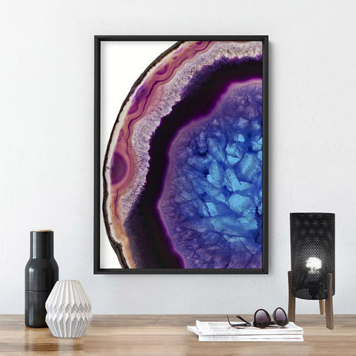 Agate Slice Geode Multicolour I - Art Print - Ozark Home