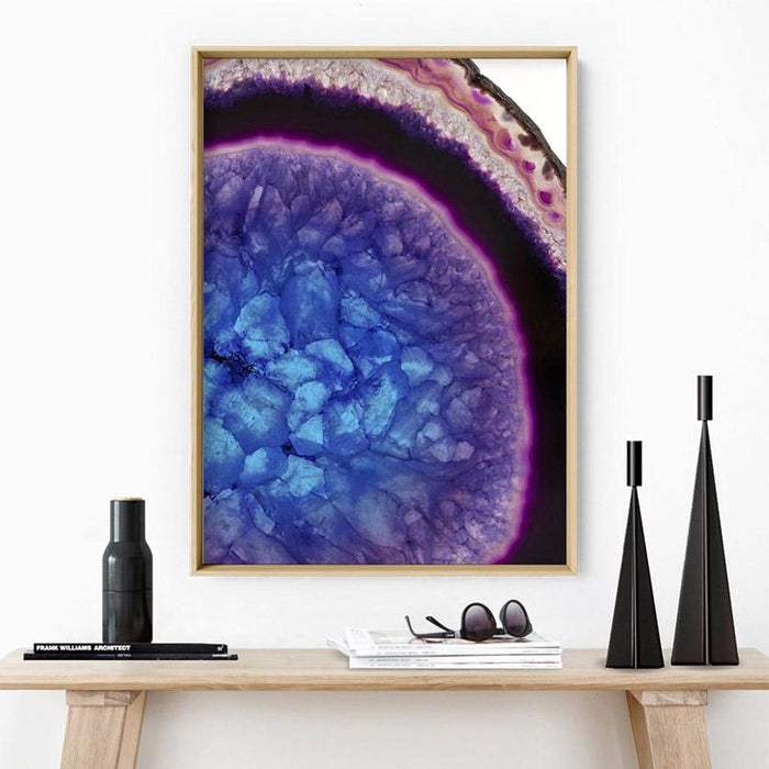 Agate Slice Geode Multicolour II - Art Print - Ozark Home