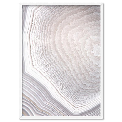 Agate Geode Neutrals I - Art Print - Ozark Home