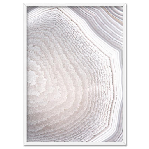 Agate Geode Neutrals II - Art Print - Ozark Home