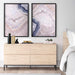 Agate Gem in Blush I - Art Print - Ozark Home