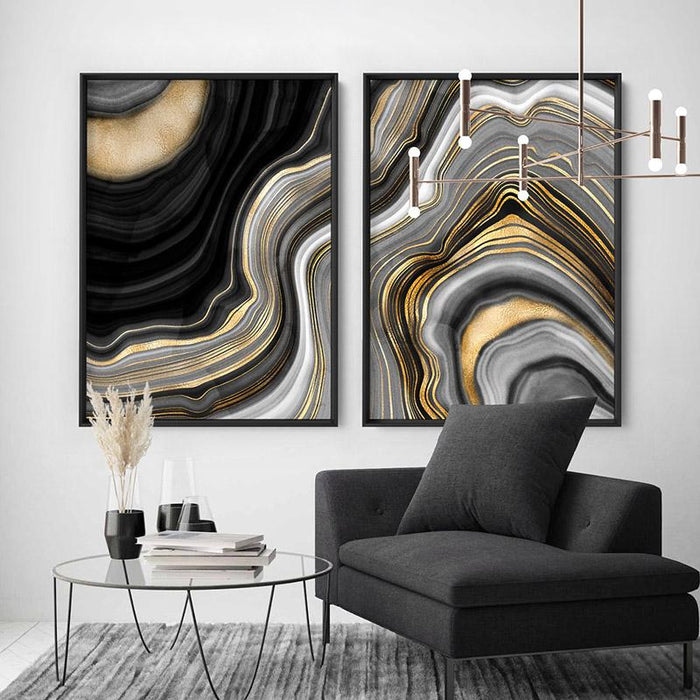 Agate Slice Luxury IV - Art Print, Wall Art, Ozark Home 