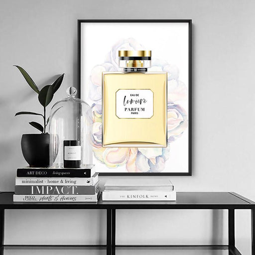 Perfume Bottle Floral I - Art Print - Ozark Home