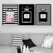 Black Scandi Perfume Bottle II - Art Print - Ozark Home
