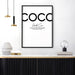 Haute Coco B&W - Art Print - Ozark Home