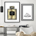 Solid Gold Perfume Bottle (faux look foil) - Art Print - Ozark Home