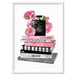 Perfume Bottle on Fashion Books Stack I - Art Print - Ozark Home