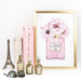 Pastel Pink Floral Perfume Bottle - Art Print - Ozark Home