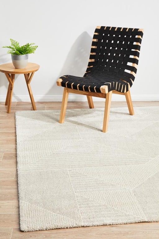 Andenne Grey Contemporary Geometric Rug, Rugs, Ozark Home 