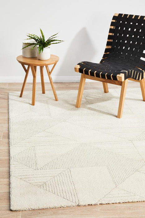 Andenne Natural Contemporary Geometric Rug, Rugs, Ozark Home 