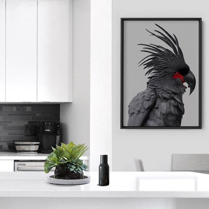 Black Palm Cockatoo - Art Print - Ozark Home