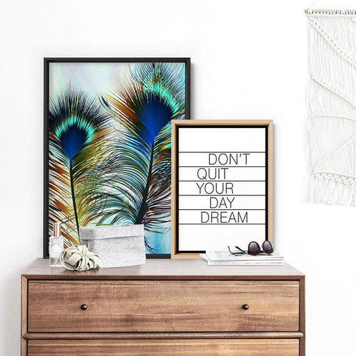 Peacock Feathers - Art Print - Ozark Home