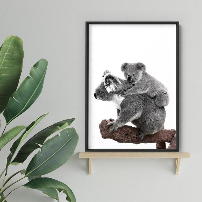 Koala Mother and Baby - Art Print, Wall Art, Ozark Home 