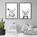 Rhino Baby Peek a Boo Animal - Art Print, Wall Art, Ozark Home 