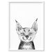 Bobcat Baby Peek a Boo Animal - Art Print, Wall Art, Ozark Home 