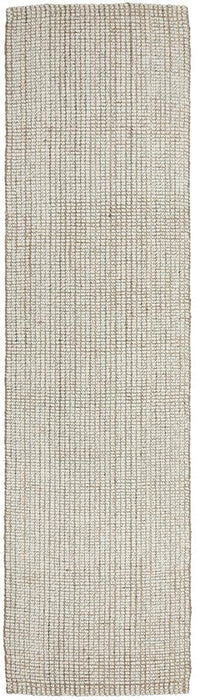 Amroha Natural Handloom Woollen Jute Runner Rug, Rugs, Ozark Home 