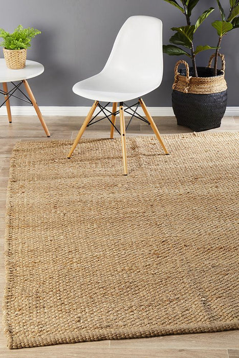 Adoni Natural Basket Flatweave Jute Rug, Rugs, Ozark Home 