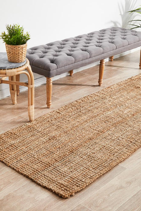 Adoni Natural Barker Flatweave Jute Runner Rug, Rugs, Ozark Home 